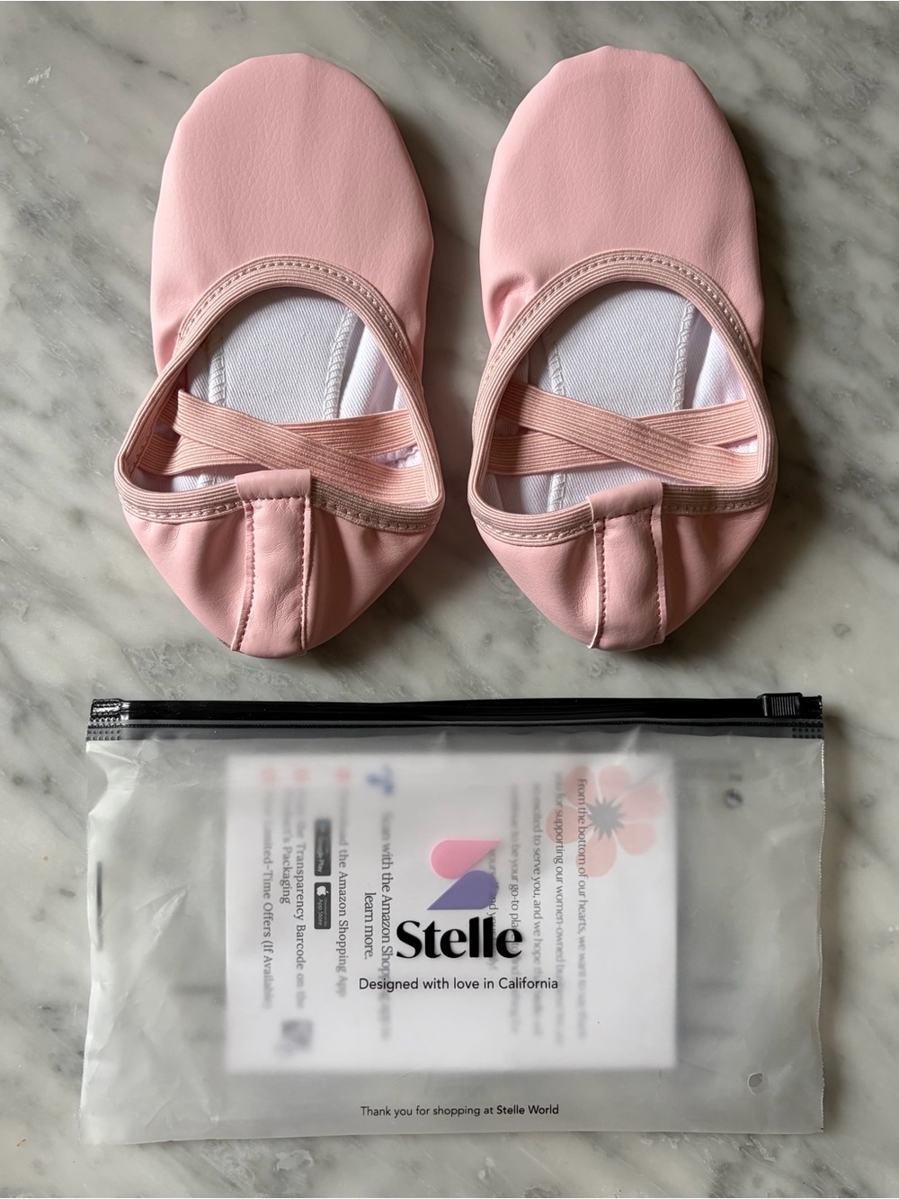 NWT Stelle ballet slippers 9T